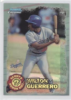 1997 Bowman Chrome - Scout's Honor Roll - Refractor #SHR14R - Wilton Guerrero