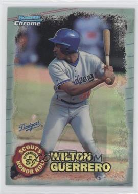 1997 Bowman Chrome - Scout's Honor Roll - Refractor #SHR14R - Wilton Guerrero