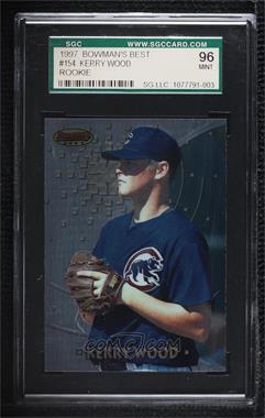 1997 Bowman's Best - [Base] #154 - Kerry Wood [SGC 9 MINT]