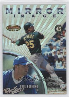 1997 Bowman's Best - Mirror Image - Refractor #MI7 - Rafael Palmeiro, Todd Helton, Mark McGwire, Paul Konerko