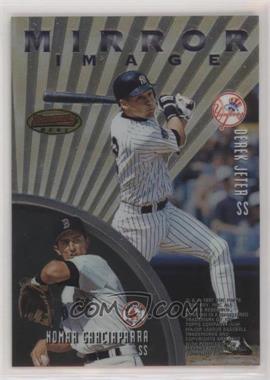 1997 Bowman's Best - Mirror Image #MI1 - Barry Larkin, Hiram Bocachica, Derek Jeter, Nomar Garciaparra