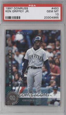 1997 Donruss - [Base] #450 - Ken Griffey Jr. [PSA 10 GEM MT]