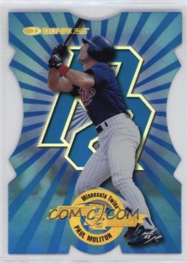 1997 Donruss - Power Alley - Die-Cut #21 - Blue - Paul Molitor /250