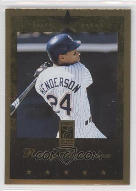 1997 Donruss Elite - [Base] - Gold #104 - Rickey Henderson