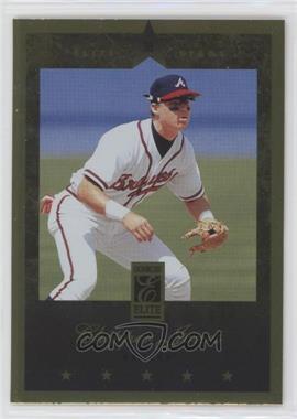 1997 Donruss Elite - [Base] - Gold #8 - Chipper Jones