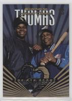 Frank Thomas, Rod Carew (Michelle Carew Pictured on Back) #/2,500