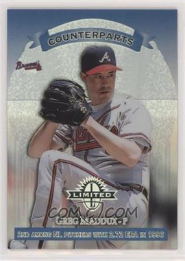 1997 Donruss Limited - [Base] - Limited Exposure #2 - Counterparts - Greg Maddux, David Cone [EX to NM]