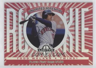 1997 Donruss Limited - [Base] - Limited Exposure #45 - Unlimited Potential/Unlimited Talent - Todd Walker, Chipper Jones
