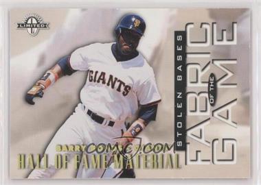 1997 Donruss Limited - Fabric of the Game #10 - Barry Bonds /250
