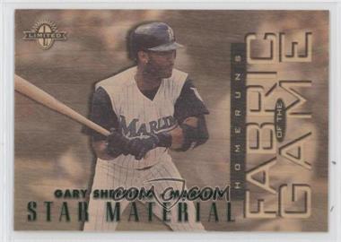 1997 Donruss Limited - Fabric of the Game #29 - Gary Sheffield /750