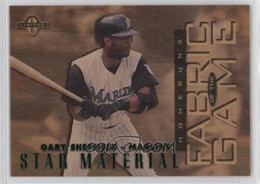 1997 Donruss Limited - Fabric of the Game #29 - Gary Sheffield /750