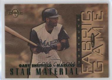 1997 Donruss Limited - Fabric of the Game #29 - Gary Sheffield /750