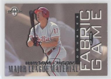 1997 Donruss Limited - Fabric of the Game #63 - Scott Rolen /1000