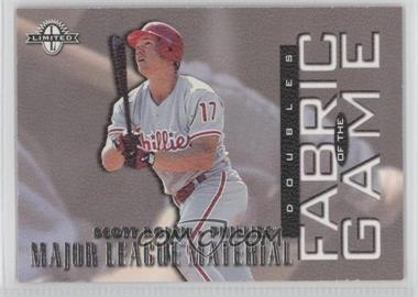 1997 Donruss Limited - Fabric of the Game #63 - Scott Rolen /1000