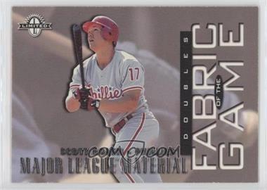 1997 Donruss Limited - Fabric of the Game #63 - Scott Rolen /1000