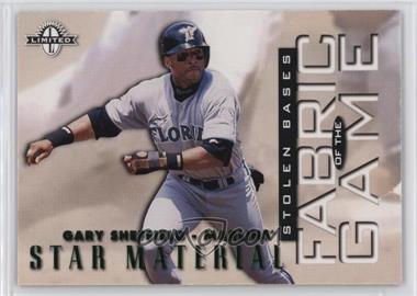 1997 Donruss Limited - Fabric of the Game #67 - Gary Sheffield /750