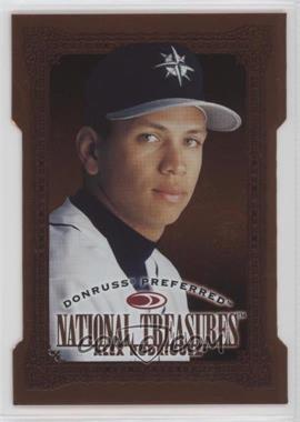 1997 Donruss Preferred - [Base] - Cut to the Chase #167 - National Treasures Bronze - Alex Rodriguez