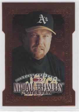 1997 Donruss Preferred - [Base] - Cut to the Chase #176 - National Treasures Bronze - Mark McGwire