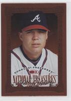 National Treasures Bronze - Chipper Jones