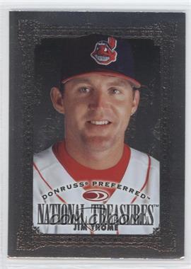 1997 Donruss Preferred - [Base] #192 - National Treasures Silver - Jim Thome