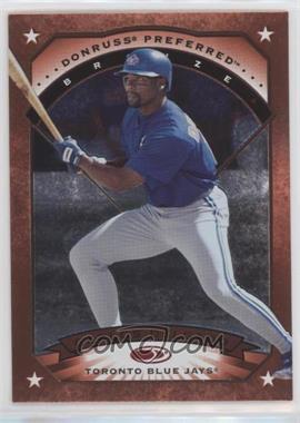 1997 Donruss Preferred - [Base] #35 - Bronze - Carlos Delgado