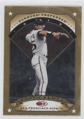 1997 Donruss Preferred - [Base] #94 - Gold - Barry Bonds