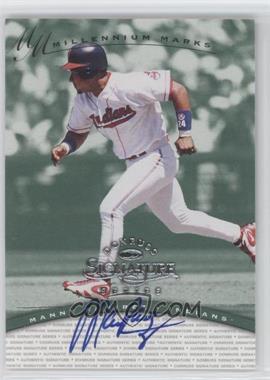 1997 Donruss Signature Series - Authentic Signatures - Millennium Marks #_MARA - Manny Ramirez /1000