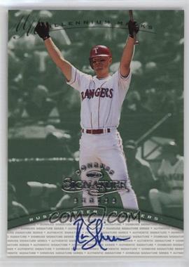 1997 Donruss Signature Series - Authentic Signatures - Millennium Marks #_RUGR - Rusty Greer /1000