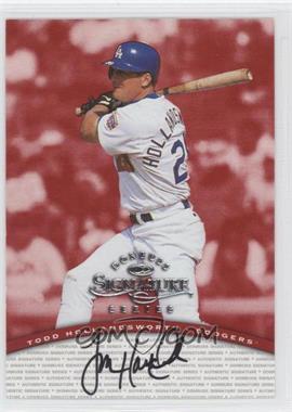 1997 Donruss Signature Series - Authentic Signatures #_TOHO - Todd Hollandsworth