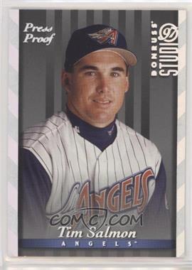 1997 Donruss Studio - [Base] - Silver Press Proof #67 - Tim Salmon /1500