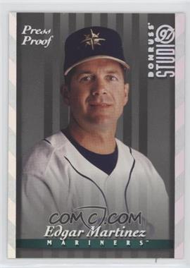 1997 Donruss Studio - [Base] - Silver Press Proof #68 - Edgar Martinez /1500