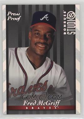 1997 Donruss Studio - [Base] - Silver Press Proof #81 - Fred McGriff /1500