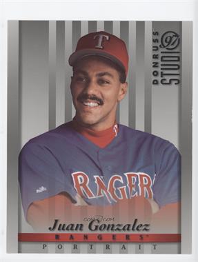 1997 Donruss Studio - Jumbo #11 - Juan Gonzalez [Noted]