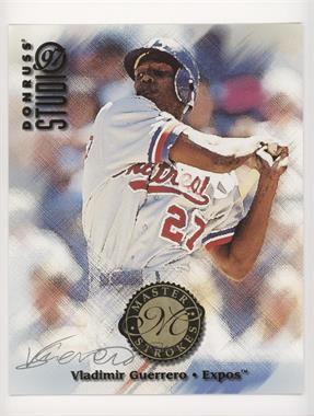 1997 Donruss Studio - Master Strokes - 8x10 #15 - Vladimir Guerrero /5000 [EX to NM]