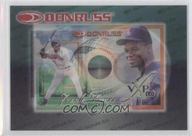 1997 Donruss VXP 1.0 - CD-ROMs #_FRTH.1 - Frank Thomas (Bordered; Two Player Photos)