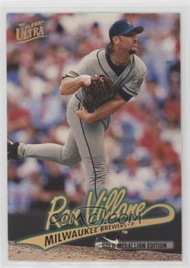 1997 Fleer Ultra - [Base] - Gold Medallion Edition #G469 - Ron Villone