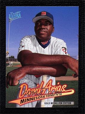 1997 Fleer Ultra - [Base] - Gold Medallion Edition #G518 - David Ortiz (David Arias on Card)