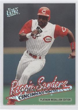 1997 Fleer Ultra - [Base] - Platinum Medallion Edition #P180 - Reggie Sanders