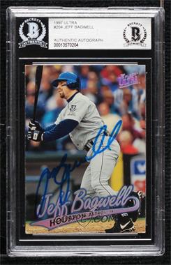 1997 Fleer Ultra - [Base] #204 - Jeff Bagwell [BAS BGS Authentic]