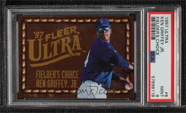 1997 Fleer Ultra - Fielder's Choice #6 - Ken Griffey Jr. [PSA 9 MINT]