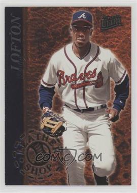 1997 Fleer Ultra - Leather Shop #11 - Kenny Lofton