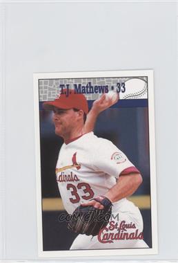 1997 Kansas City Life Insurance St. Louis Cardinals - Stadium Giveaway [Base] #33 - T.J. Mathews