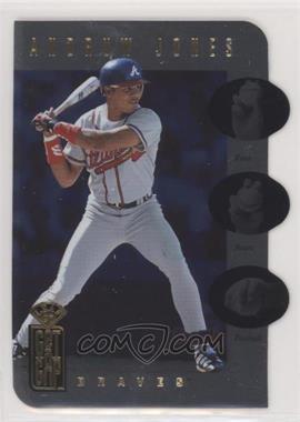 1997 Leaf - Get a Grip #10 - Troy Percival, Andruw Jones /3500