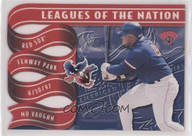 1997 Leaf - Leagues of the Nation #11 - Mo Vaughn, Gary Sheffield /2500