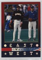 East Meets West - Barry Bonds, Alex Rodriguez [EX to NM]