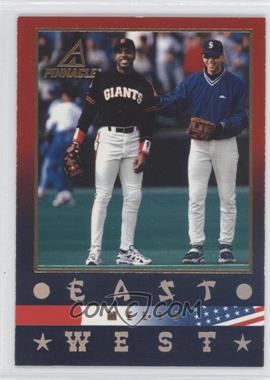 1997 New Pinnacle - [Base] #184 - East Meets West - Barry Bonds, Alex Rodriguez