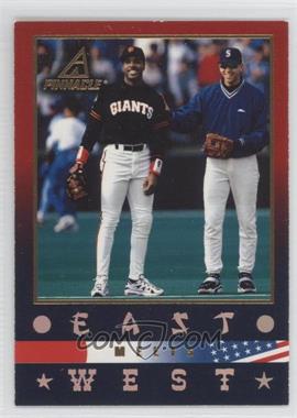 1997 New Pinnacle - [Base] #184 - East Meets West - Barry Bonds, Alex Rodriguez