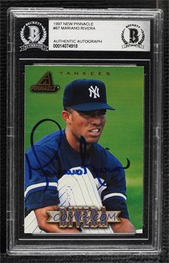 1997 New Pinnacle - [Base] #87 - Mariano Rivera [BAS BGS Authentic]