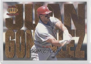 1997 Pacific Crown Collection - Latinos of the Major Leagues #LM-21 - Juan Gonzalez