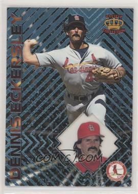 1997 Pacific Crown Collection Prism - [Base] - Light Blue #137 - Dennis Eckersley